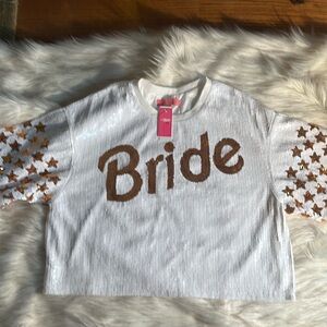Fully Lined Sequined Bride Top